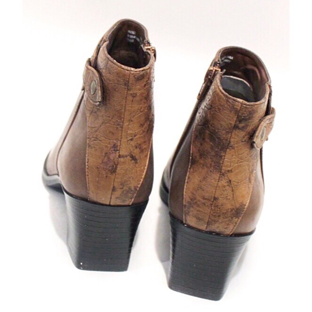 Nib White Mountain Rust Color Moby Ankle Boots - image 6